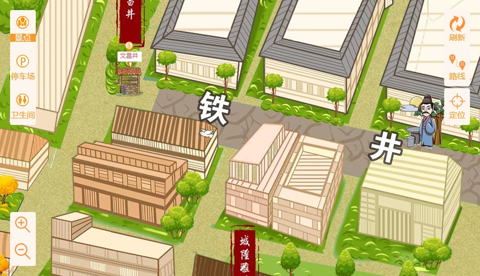 定南智慧景区：手绘地图与语音导览的完美融合